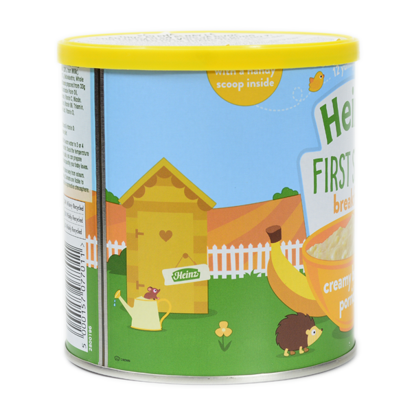 Bột ăn dặm Heinz Anh 6 tháng vị chuối dạng lon (240g)