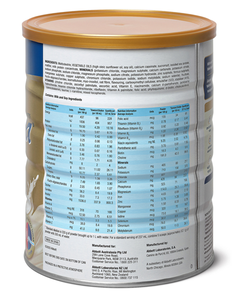 Sữa Glucerna Úc vị vani dành cho người tiểu đường 850g - Lon - Lon - Ảnh 2