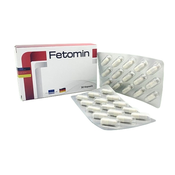 Viên bổ sung sắt hữu cơ Fetomin ( 30 viên) - Hộp - Hộp - Ảnh 2