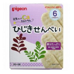 Bánh ăn dặm Pigeon 6th vị tảo bổ sung Canxi - Hộp - Hộp