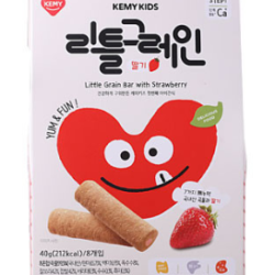 Bánh ăn dặm ngũ cốc Kemy Kids vị dâu 40g - Gói - Gói